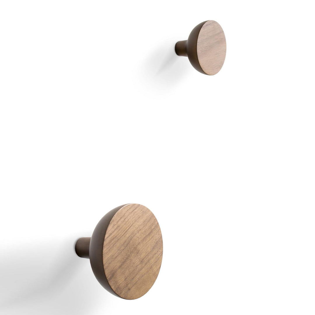Welcome Hooks Coat & Hat Racks Nomon Set of 2 hooks in Small and Medium Sizes