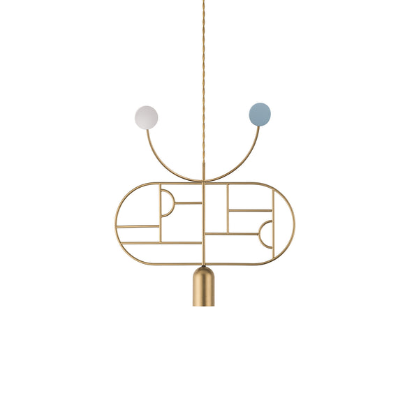 Wooden Dots 08 Pendant Light Lighting Nomon