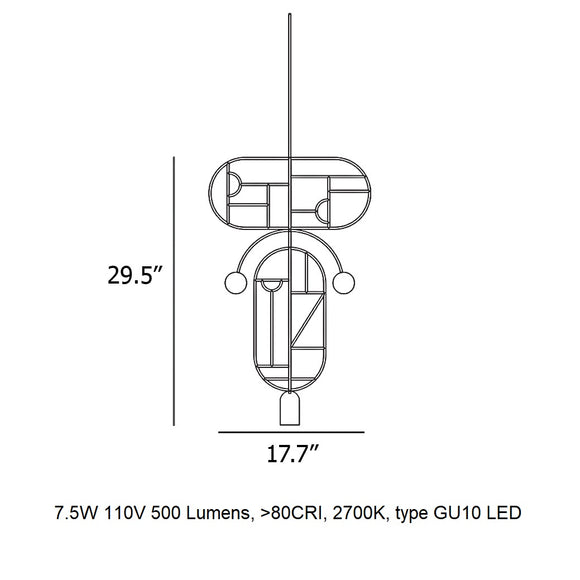 Wooden Dots S09 Pendant Light Lighting Nomon