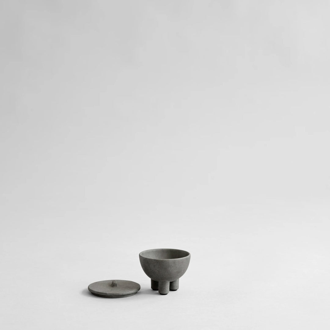 Duck Jar, Mini - Dark Grey Decorative Jar 101 Copenhagen   