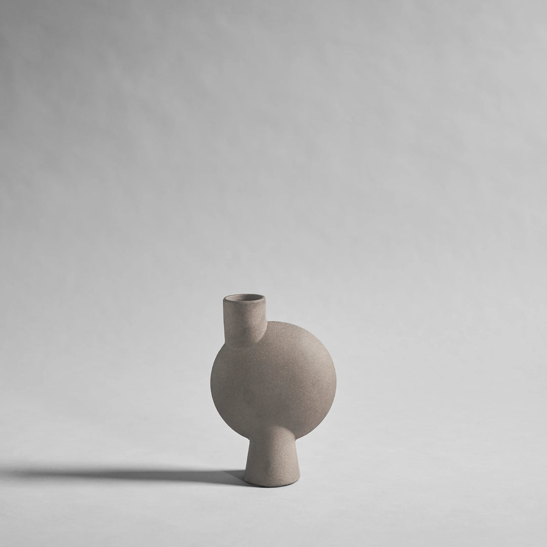 Sphere Vase Bubl, Medio - Taupe Vases 101 Copenhagen   