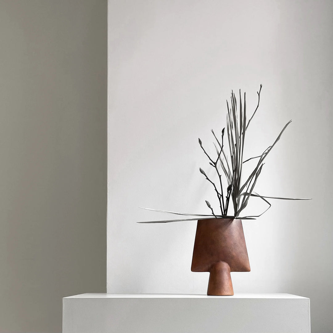 Sphere Vase Square, Mini - Terracotta Vases 101 Copenhagen   