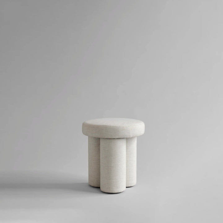 Big Foot Stool, Linen - White Chalk Stool 101 Copenhagen   