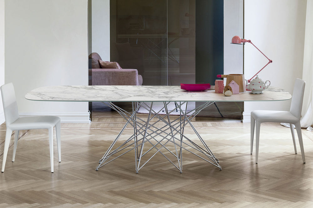 Octa Oblong Ceramic Dining Table Bonaldo