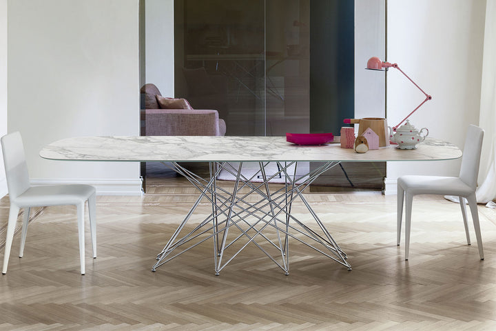 Octa Oblong Ceramic Dining Table Bonaldo