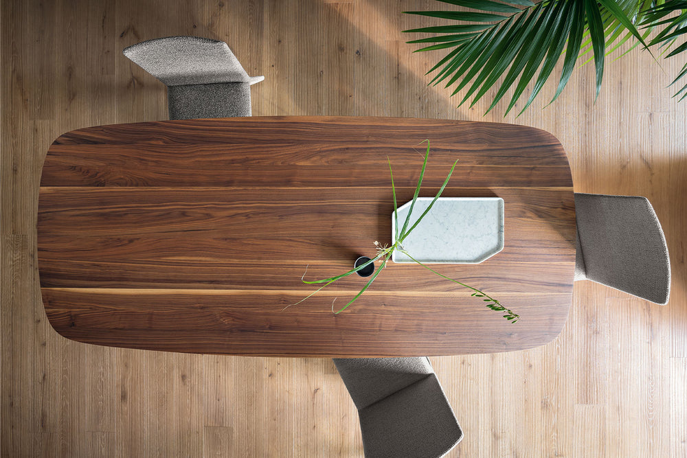 Octa Oblong Wood Dining Table Bonaldo