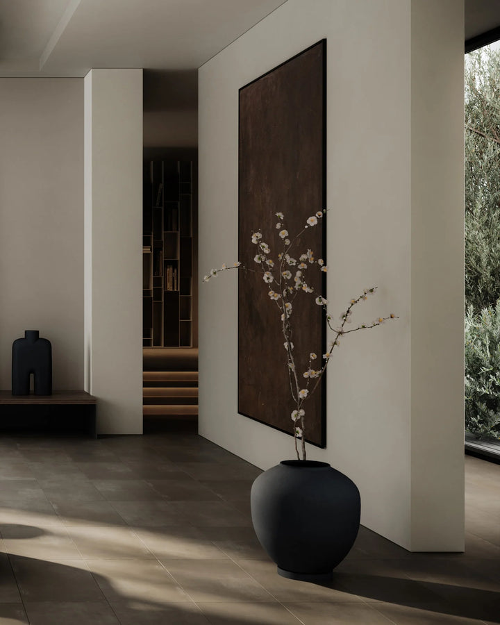 SUNAO VASE BIG - BLACK Vases 101 Copenhagen   