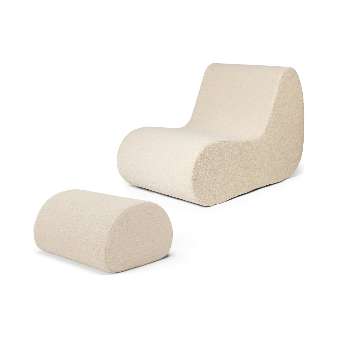 Rouli Center Module Lounge Chair Outdoor Chairs Ferm Living Off-White Off-White Lounge Chair Only