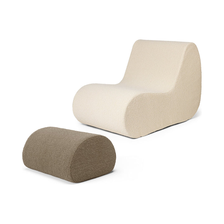 Rouli Center Module Lounge Chair Outdoor Chairs Ferm Living Off-White Sand Lounge Chair Only