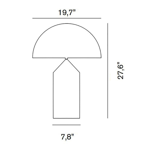 Atollo Table Lamp Table Lamps OLUCE