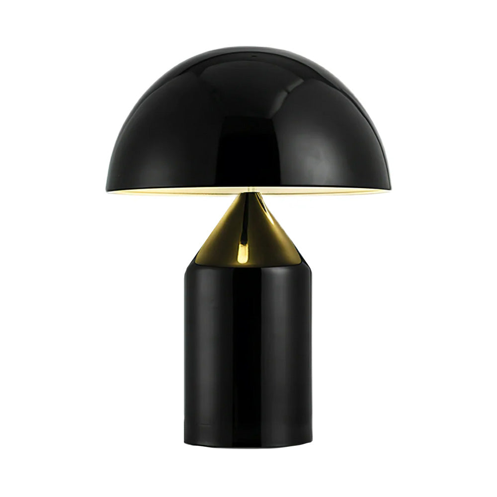 Atollo Table Lamp Table Lamps OLUCE Metal / Black Large: 19.7 in diameter