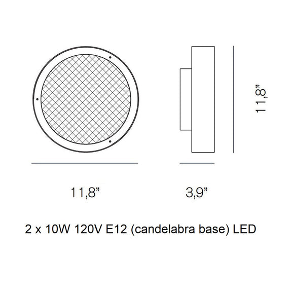 Berlin Wall / Ceiling Light Lighting Fixtures OLUCE