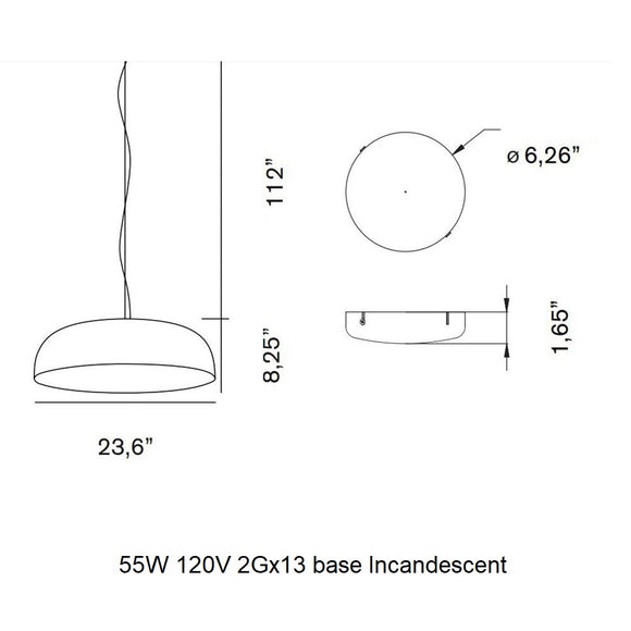 Canopy Pendant Light Lighting OLUCE