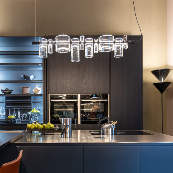 Dancing Glass Suspension Light Lighting OLUCE