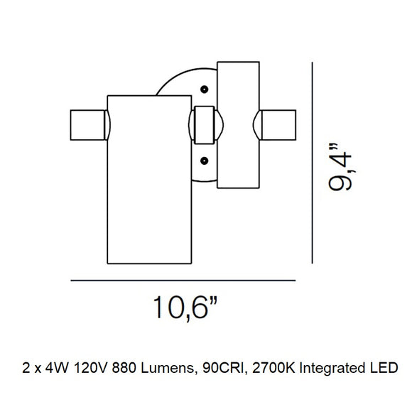 Dancing Glass Wall Sconce Wall Light Fixtures OLUCE