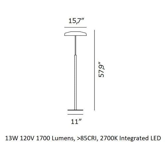 Dora Floor Lamp Floor Lamps OLUCE