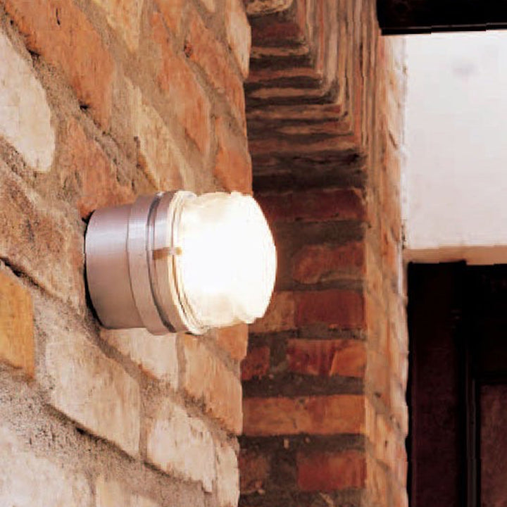 Fresnel Wall Light Wall Light Fixtures OLUCE Grey Incandescent