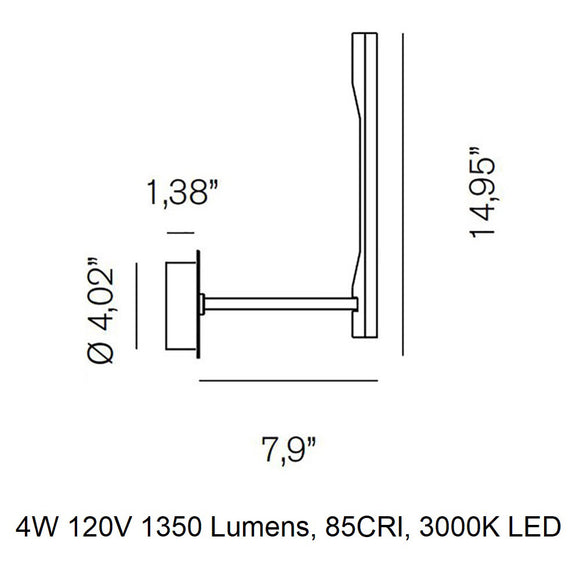 Ilo Wall Light Wall Light Fixtures OLUCE