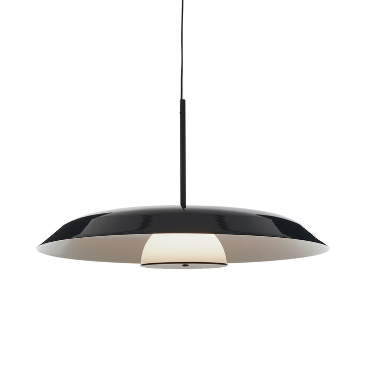 Iride Pendant Light Lighting OLUCE Lacquered Black Large: 33.5 in diameter