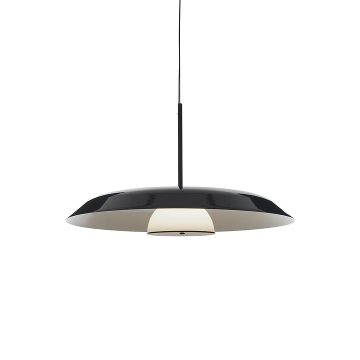 Iride Pendant Light Lighting OLUCE Lacquered Black Small: 21.7 in diameter
