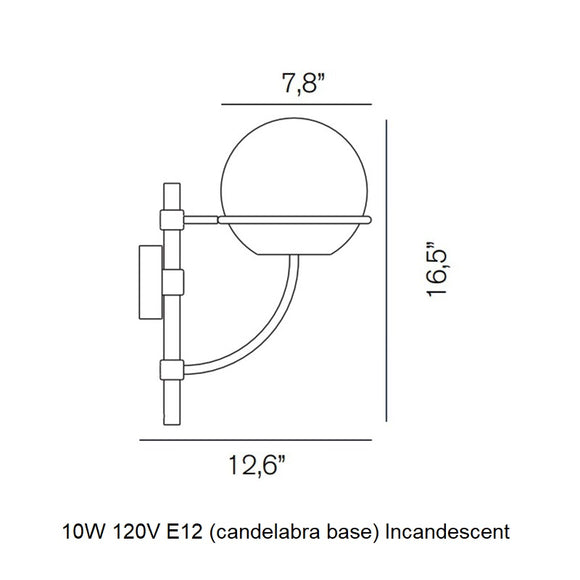 Lyndon Outdoor Wall Sconce OLUCE