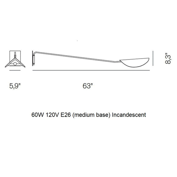 Plume Wall Light Wall Light Fixtures OLUCE