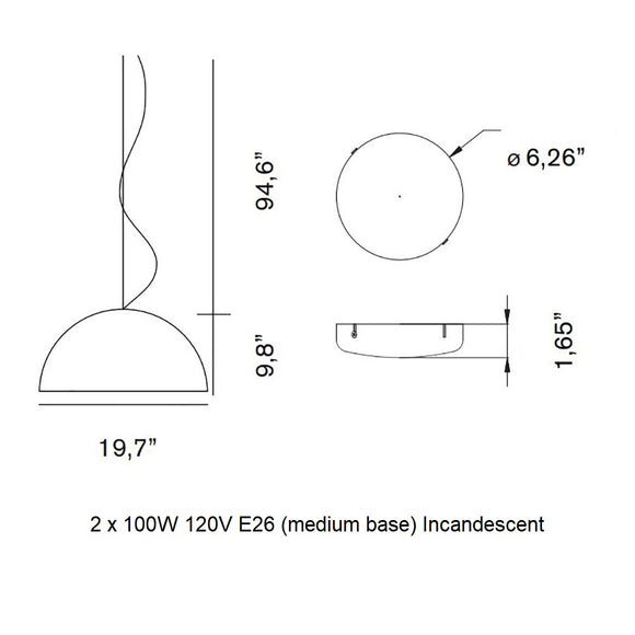 Sonora Pendant Light Lighting OLUCE