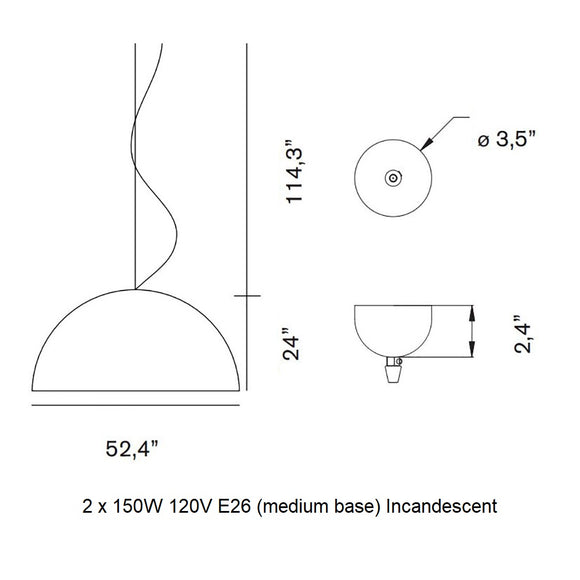 Sonora Pendant Light - Italian Luxury Interiors