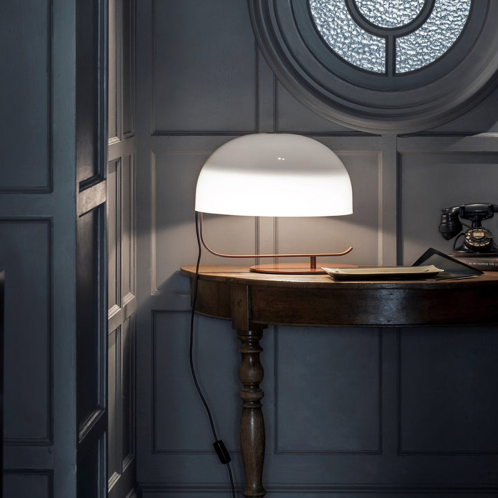 Zanuso Table Lamp Table Lamps OLUCE Nut Brown