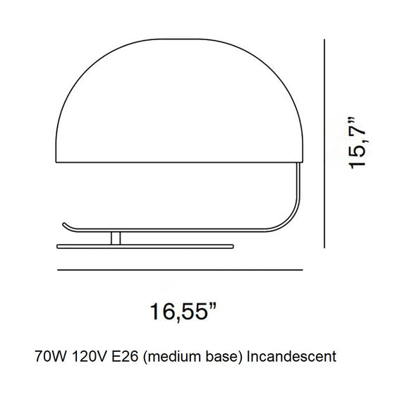 Zanuso Table Lamp Table Lamps OLUCE