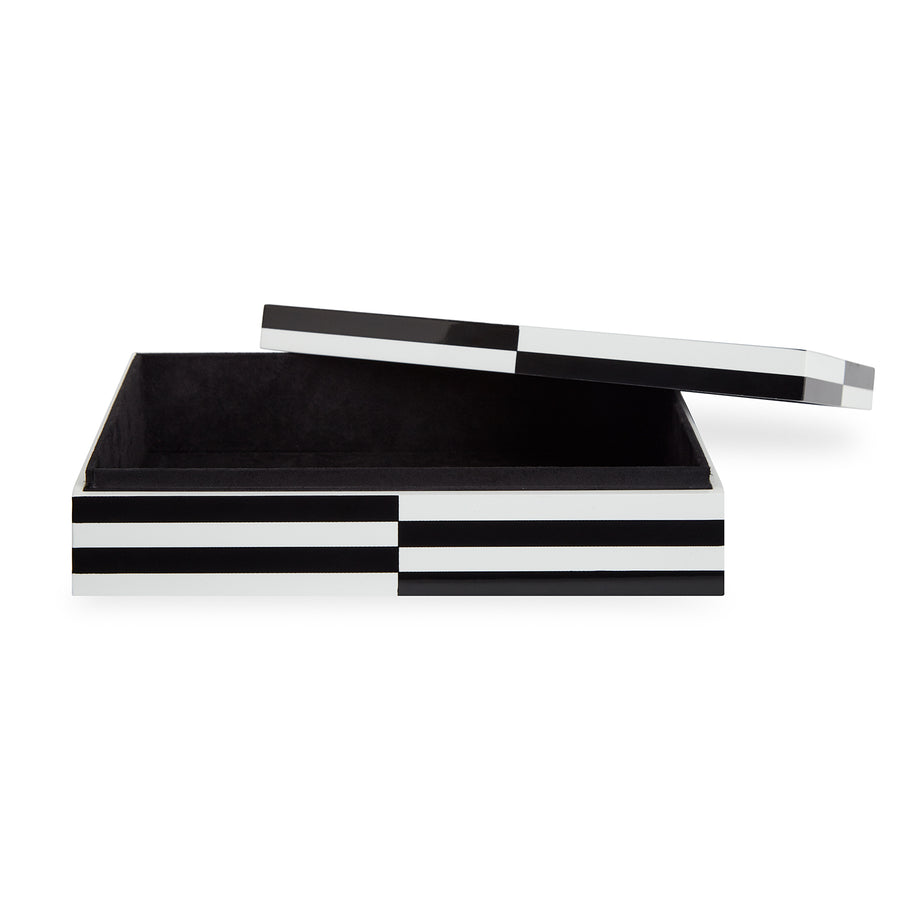 Large Op Art Lacquer Box Jonathan Adler