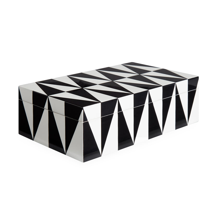 Medium Op Art Lacquer Box Jonathan Adler