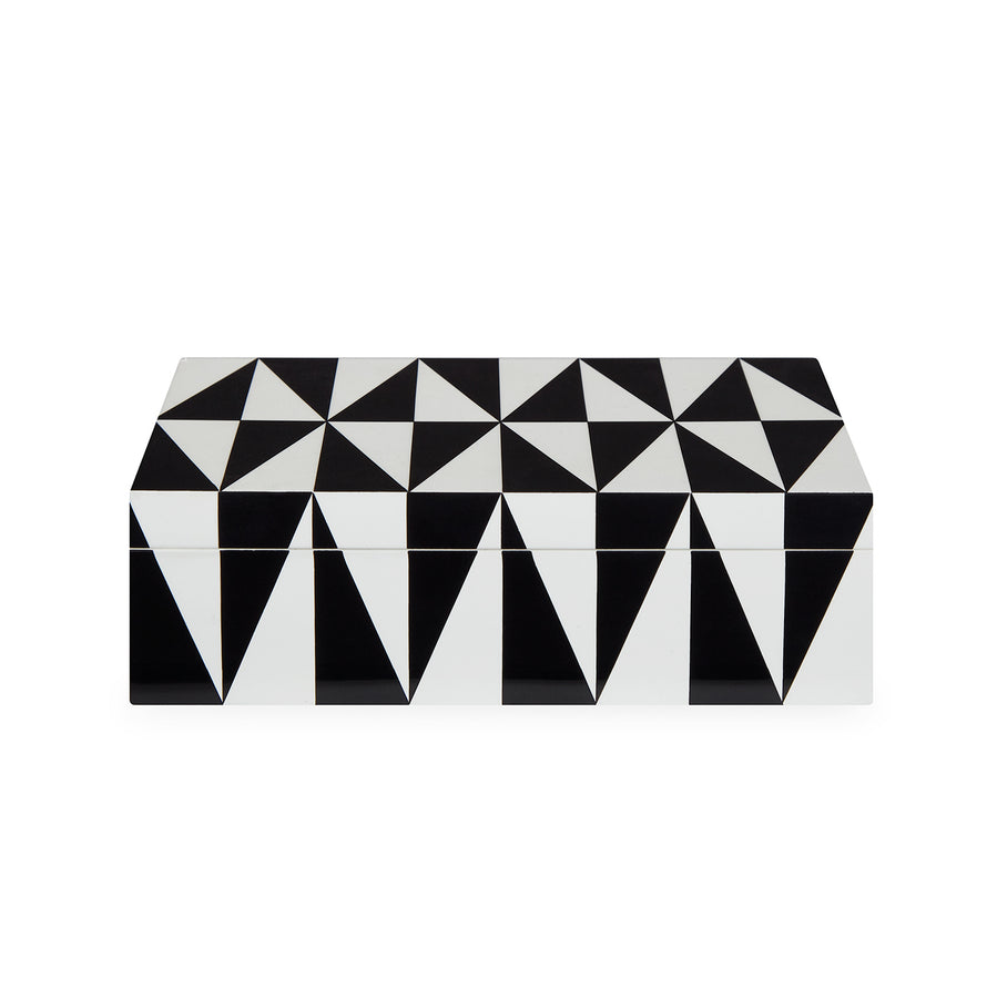 Medium Op Art Lacquer Box Jonathan Adler Default Title