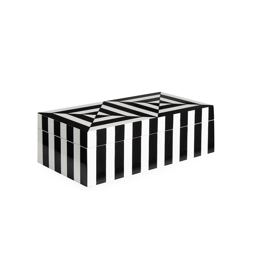 Small Op Art Lacquer Box Jonathan Adler