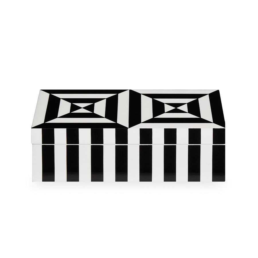 Small Op Art Lacquer Box Jonathan Adler Default Title