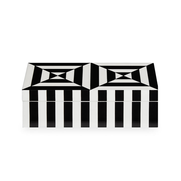 Small Op Art Lacquer Box Jonathan Adler Default Title