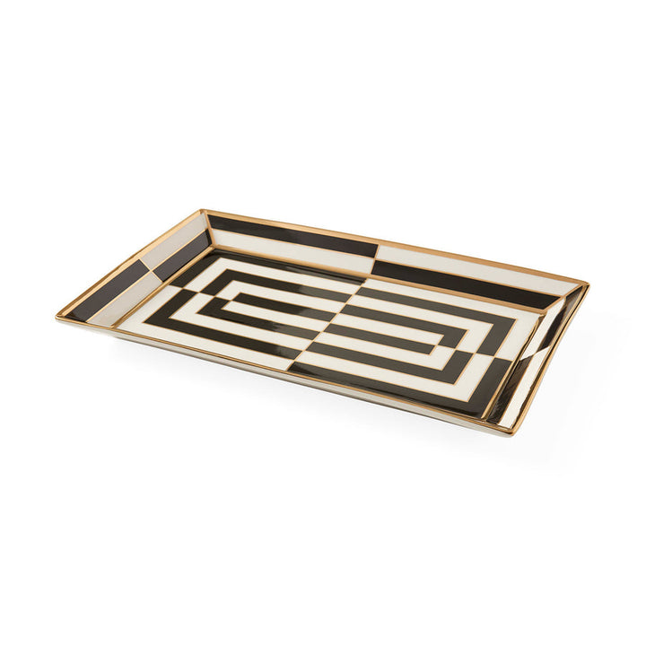 Op Art Rectangle Serving Tray Jonathan Adler