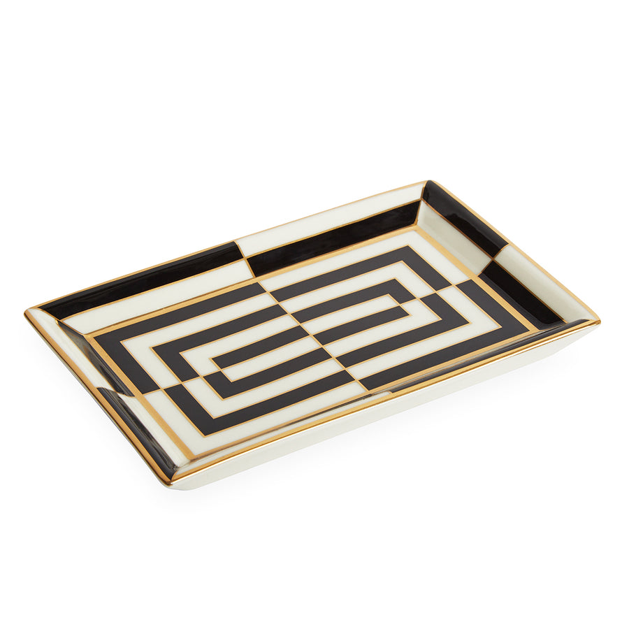 Op Art Rectangle Tray Jonathan Adler