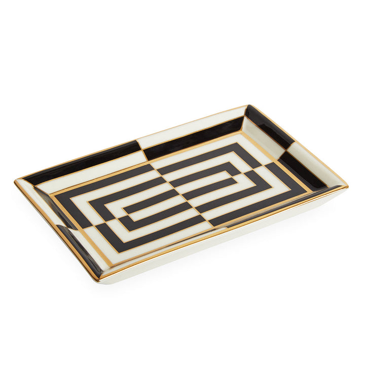 Op Art Rectangle Tray Jonathan Adler