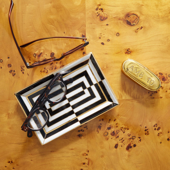 Op Art Rectangle Tray Jonathan Adler