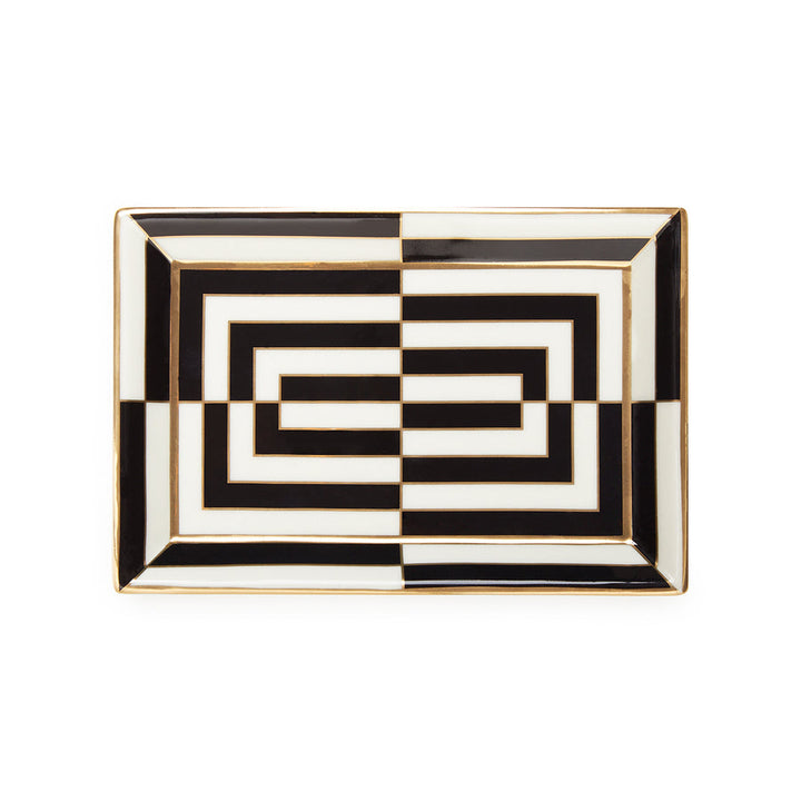 Op Art Rectangle Tray Jonathan Adler Default Title
