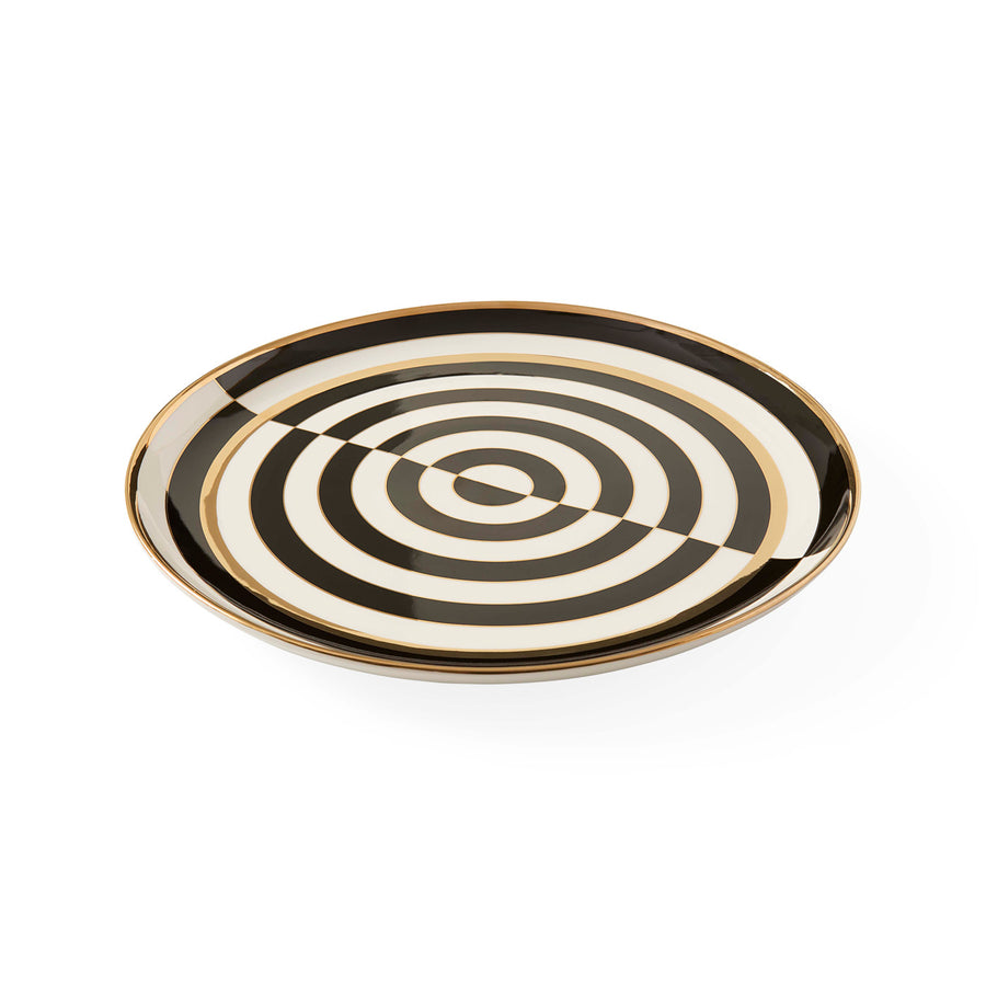 Op Art Round Serving Tray Jonathan Adler