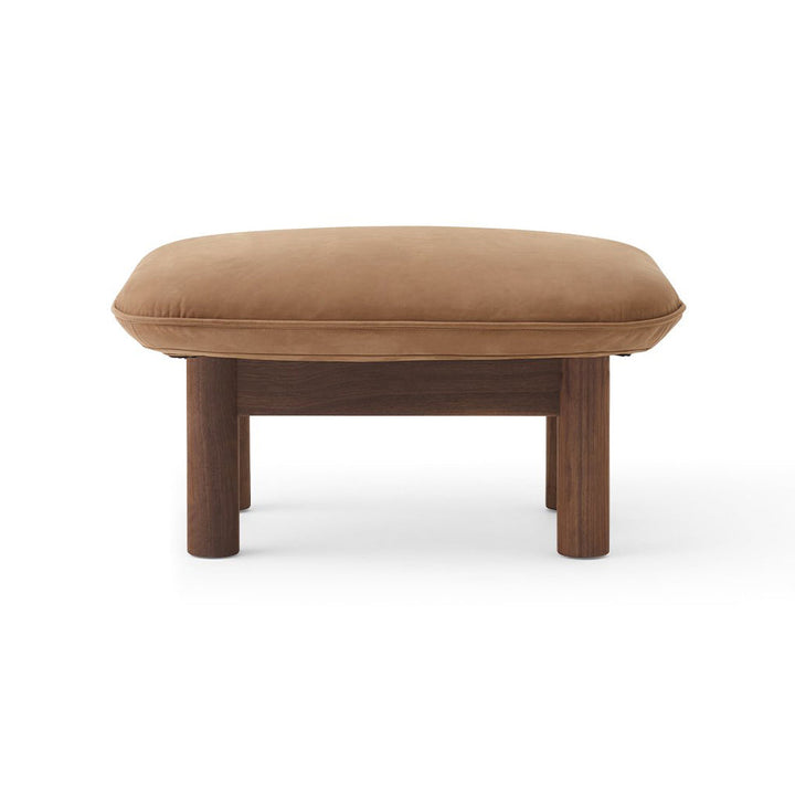 Brasilia Ottoman Ottomans Audo Copenhagen 21004 - Dunes Camel Walnut