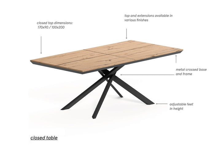 4x4 Dining Table Dining Tables Ozzio Italia