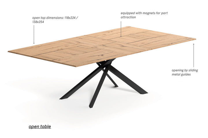 4x4 Dining Table Dining Tables Ozzio Italia