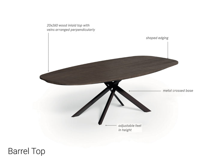 4x4 Fisso Dining Table Dining Tables Ozzio Italia