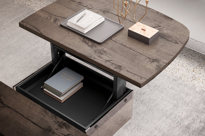 Aurelius Lift-up Coffee Table Coffee Tables Ozzio Italia