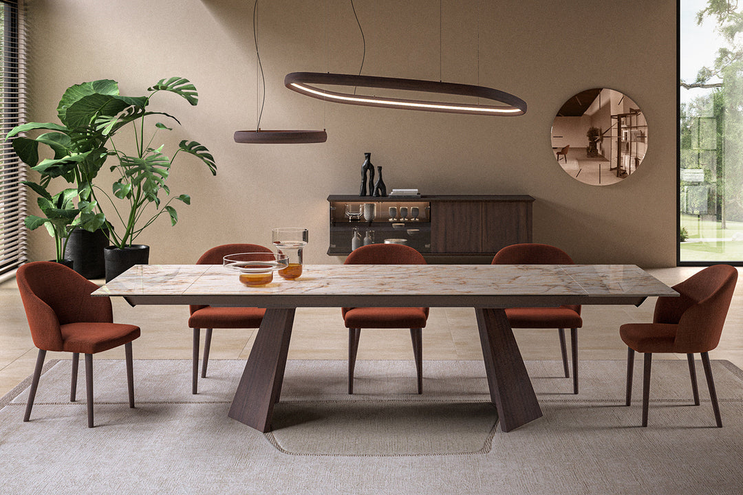 Axel Extension Dining Table Dining Tables Ozzio Italia