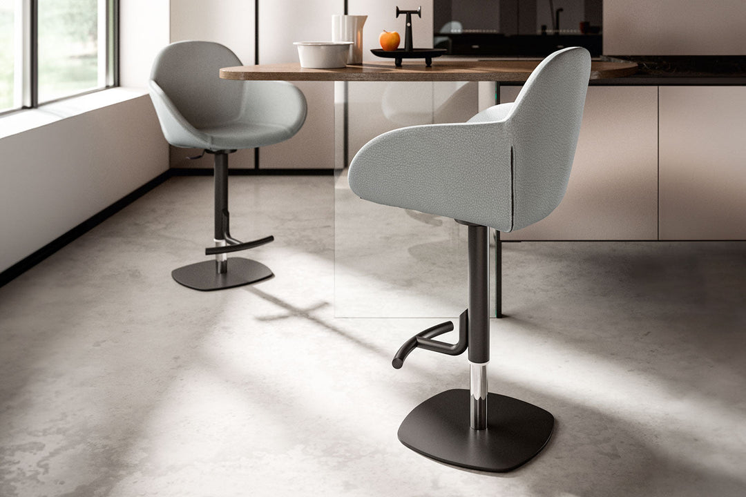 Baldo Adjustable Bar Stool Bar + Counter Stools Ozzio Italia