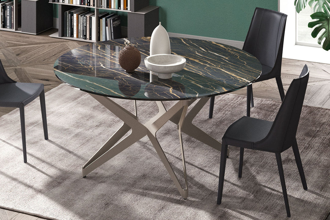 Big Round Fisso Dining Table Dining Tables Ozzio Italia